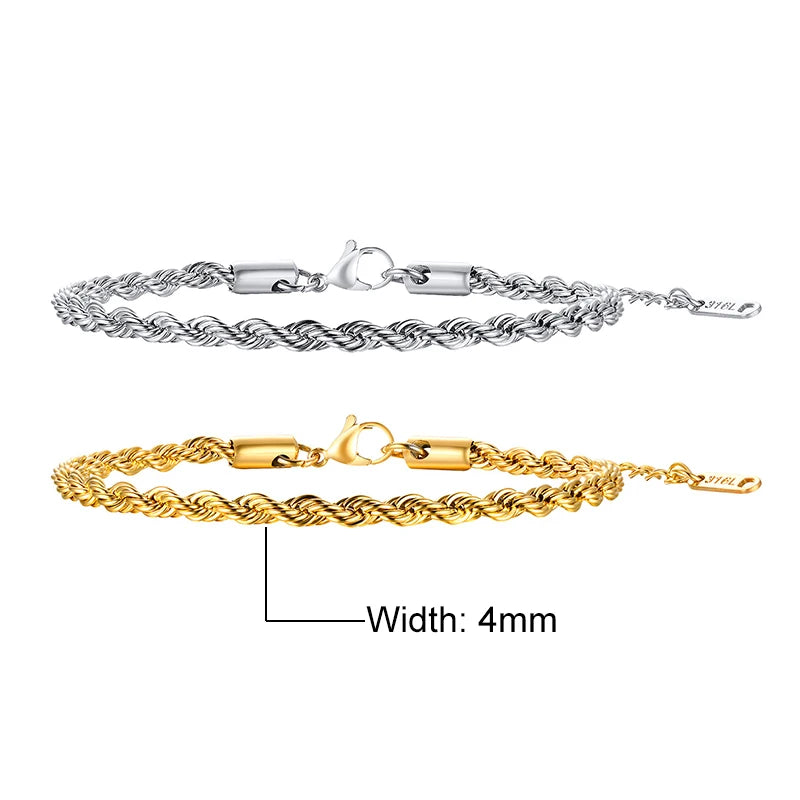 TwistLink Rope Bracelet