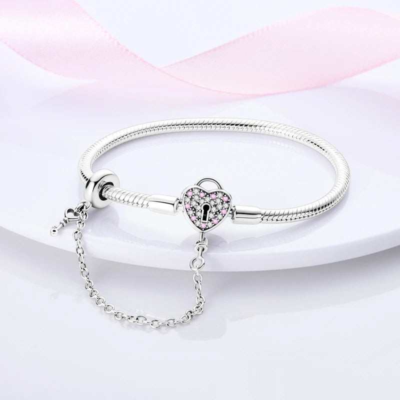 Twinkle Heart Silver Bracelet