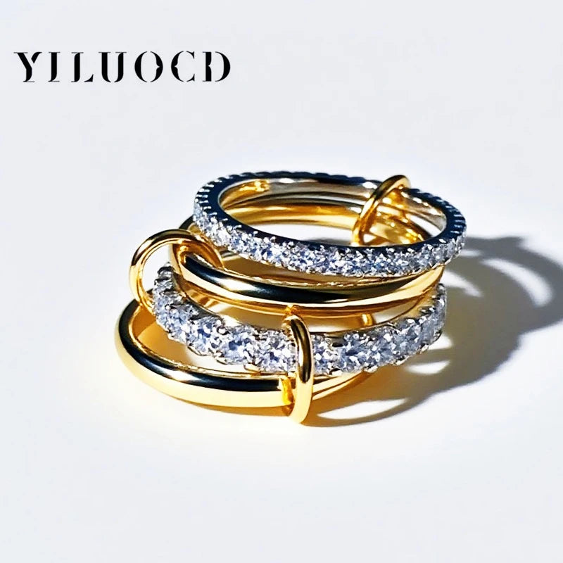 Celeste Gold Link Ring