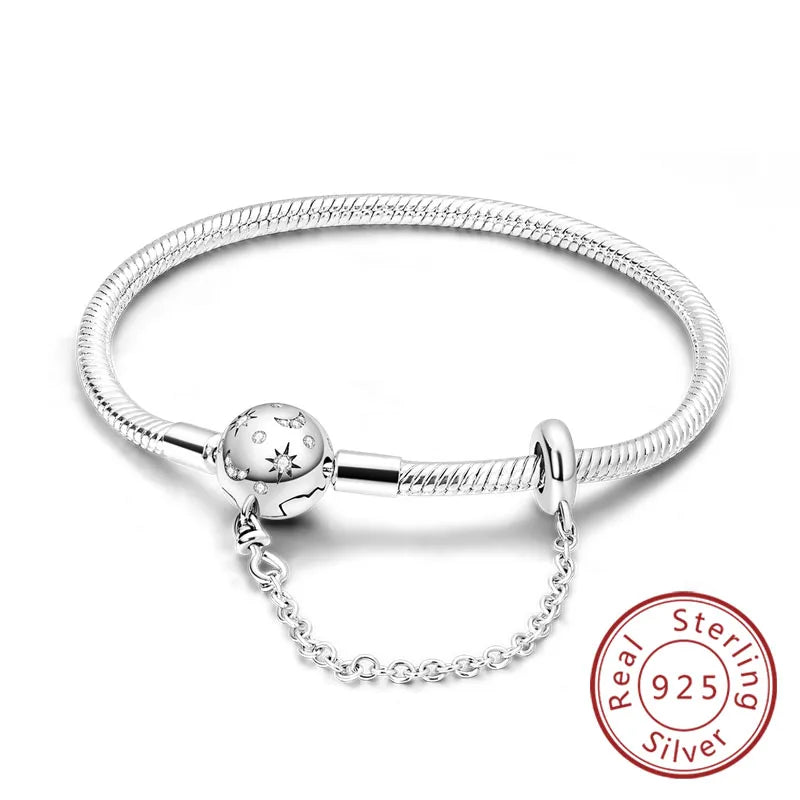 Twinkle Heart Silver Bracelet