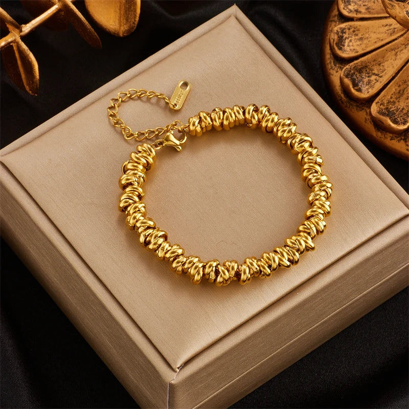 LuxeCharm Gold Bracelet