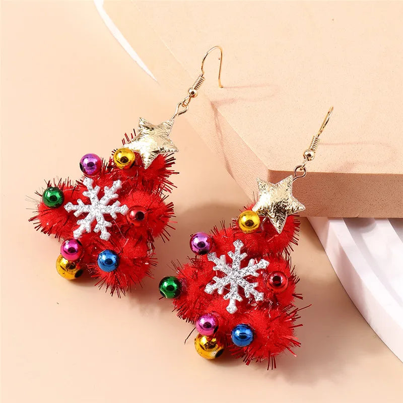 Fluffy Festive Fun Earrings