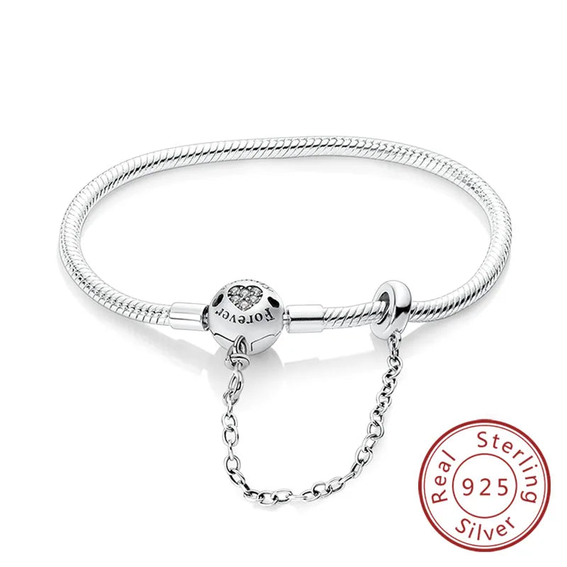 Twinkle Heart Silver Bracelet