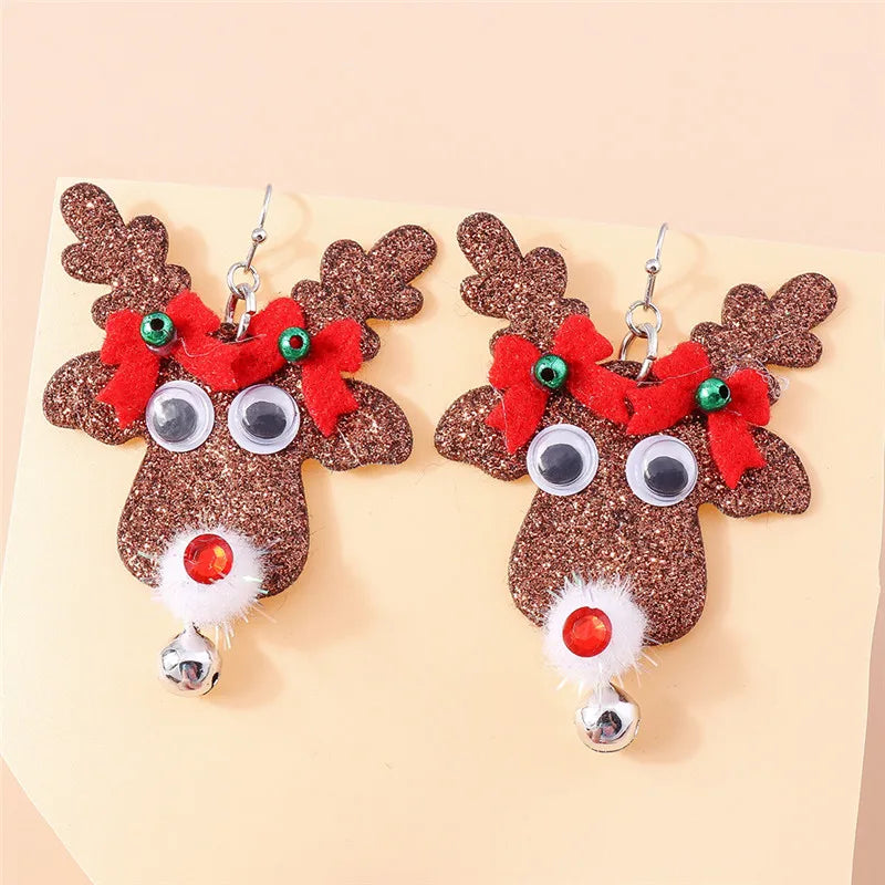 Fluffy Festive Fun Earrings