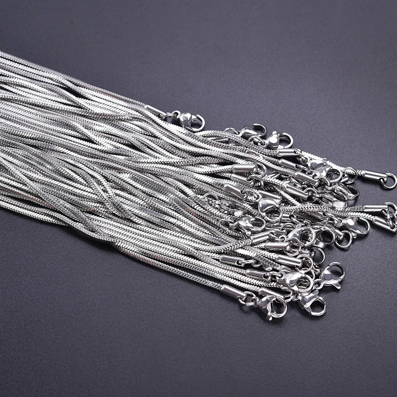 SilkFlow Snake Necklace