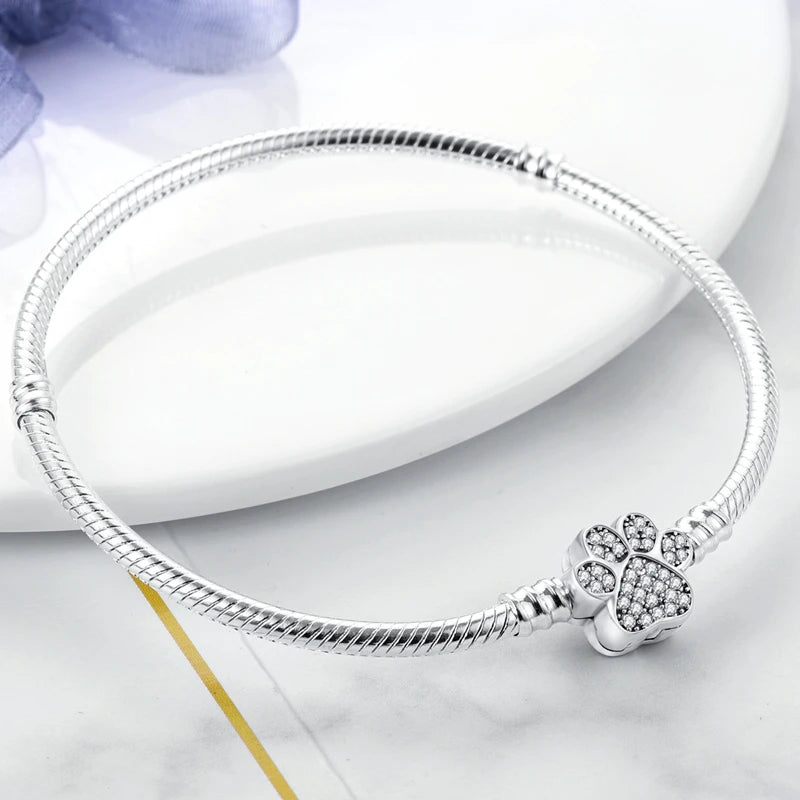 Twinkle Heart Silver Bracelet