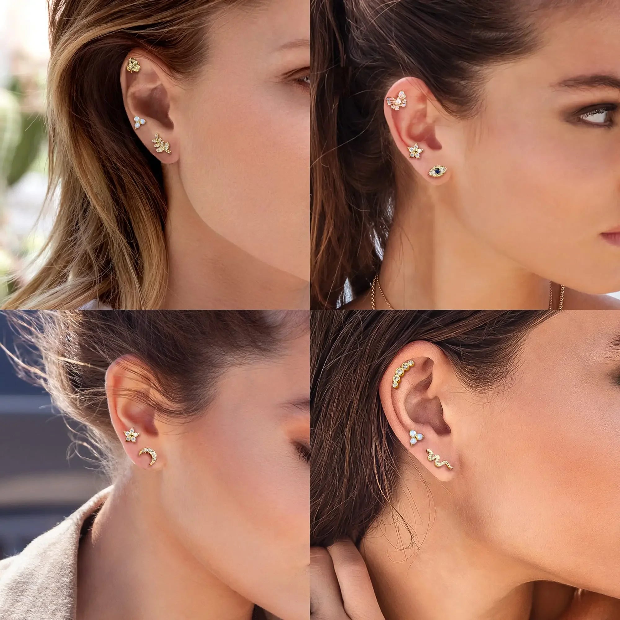 Starry Glow Cartilage Studs