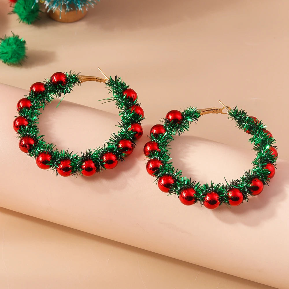 Fluffy Festive Fun Earrings