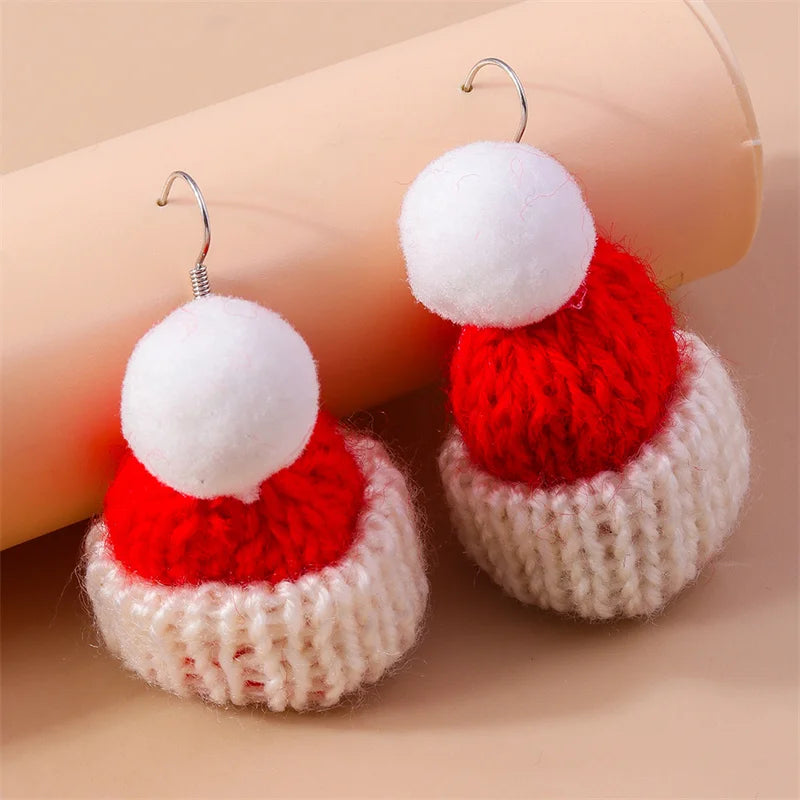Fluffy Festive Fun Earrings