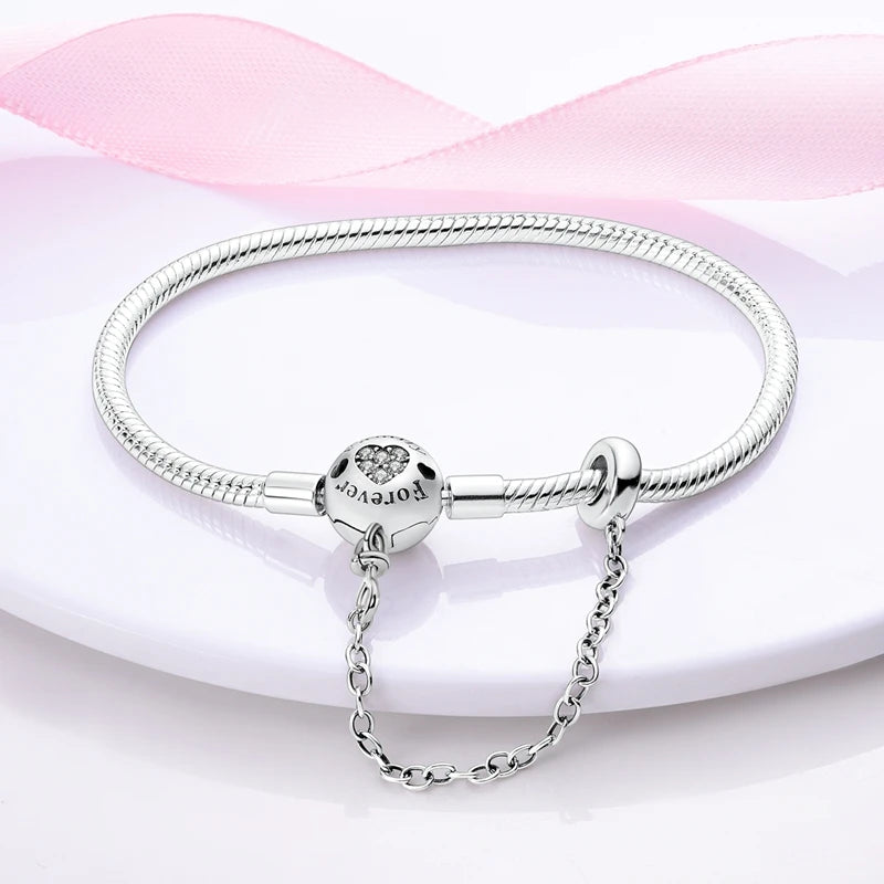 Twinkle Heart Silver Bracelet