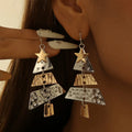 Holiday Elegance Tree Earrings