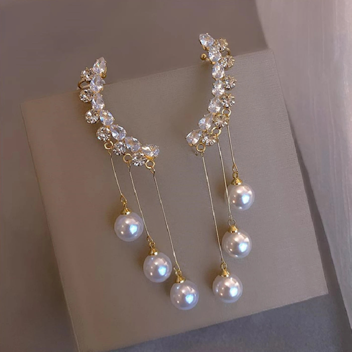 Angel Drop Pearl Earrings