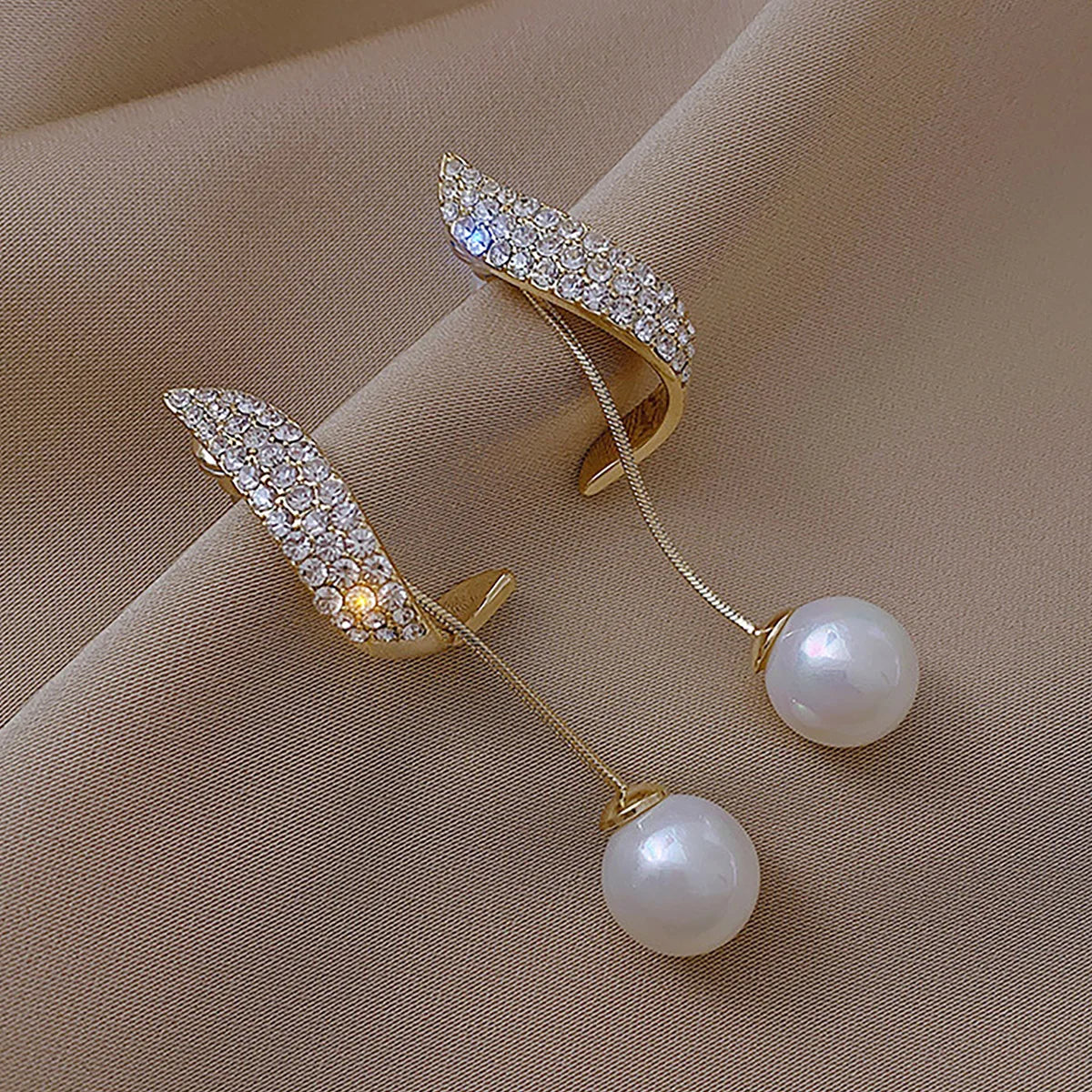 Angel Drop Pearl Earrings