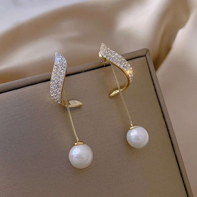 Angel Drop Pearl Earrings