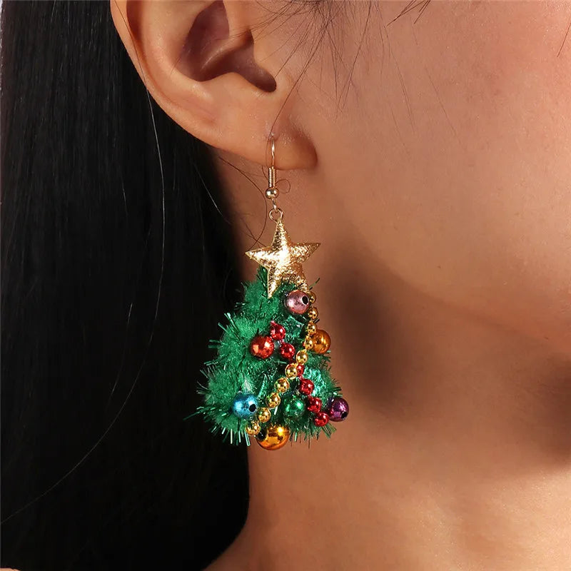 Fluffy Festive Fun Earrings