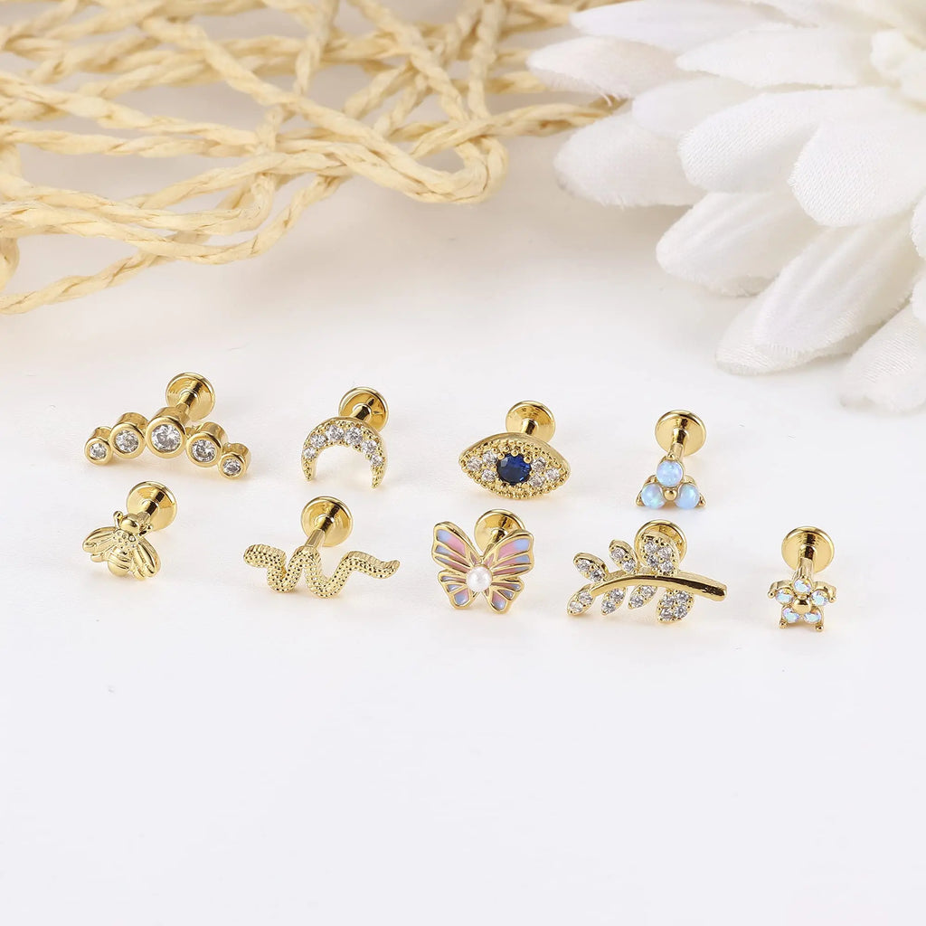 Starry Glow Cartilage Studs