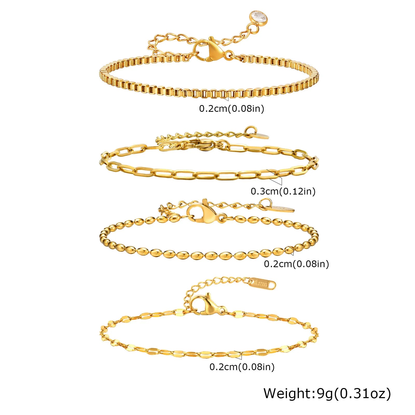 LuxeLine Stackable Bracelet