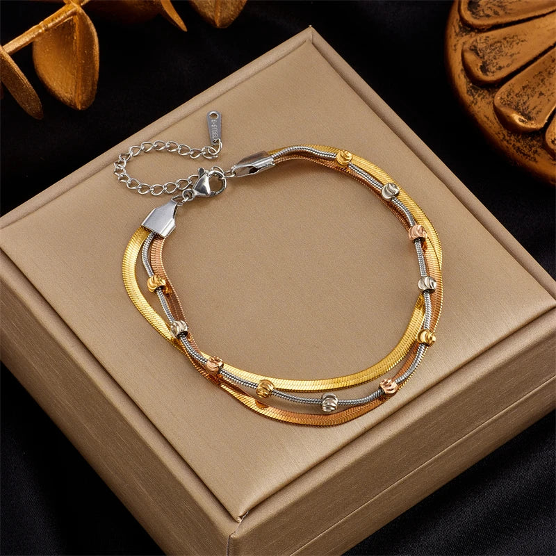 LuxeCharm Gold Bracelet