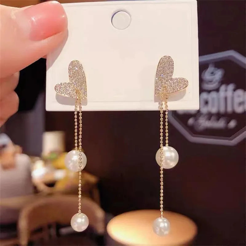 Angel Drop Pearl Earrings