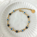 Celestial Eye Gold Bracelet