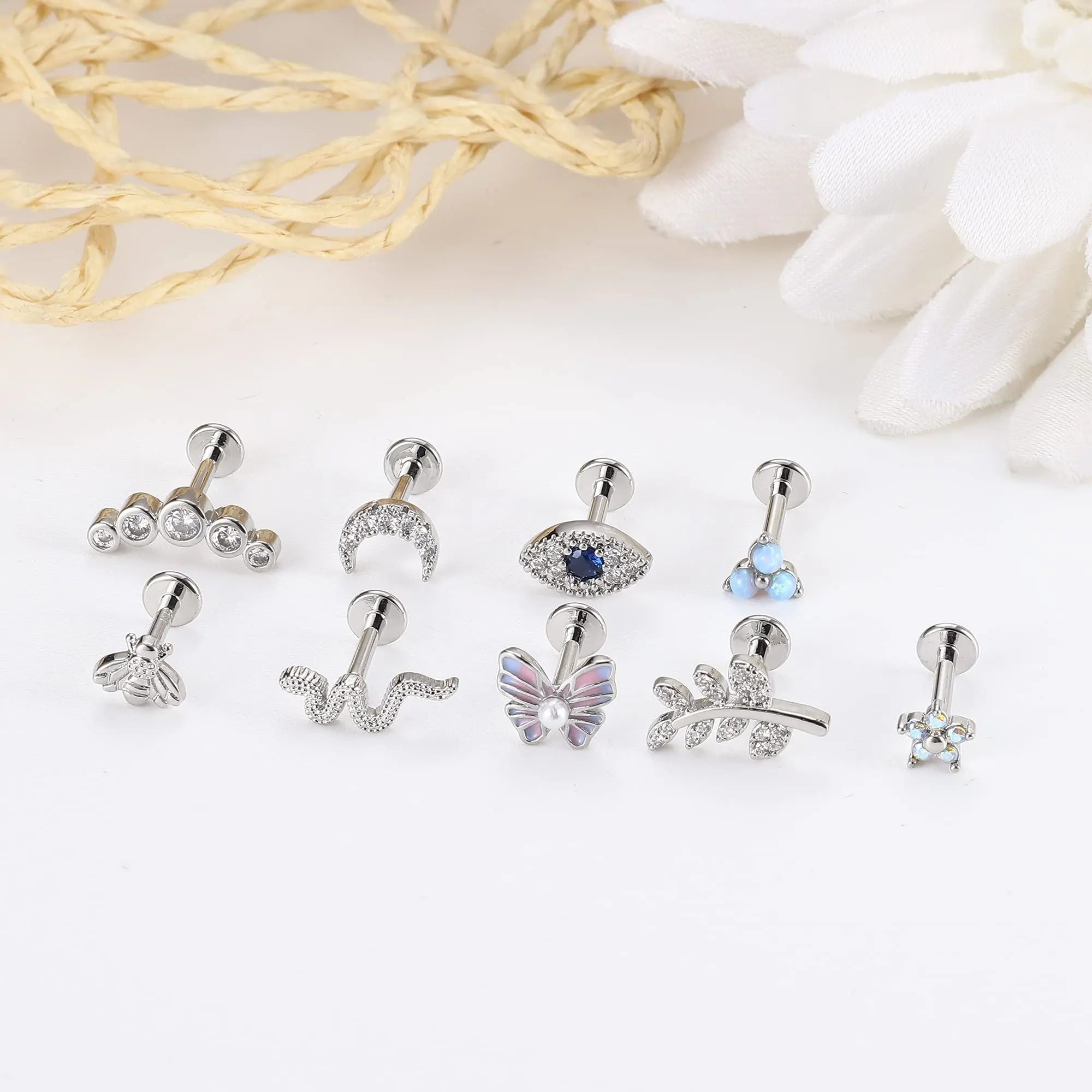 Starry Glow Cartilage Studs