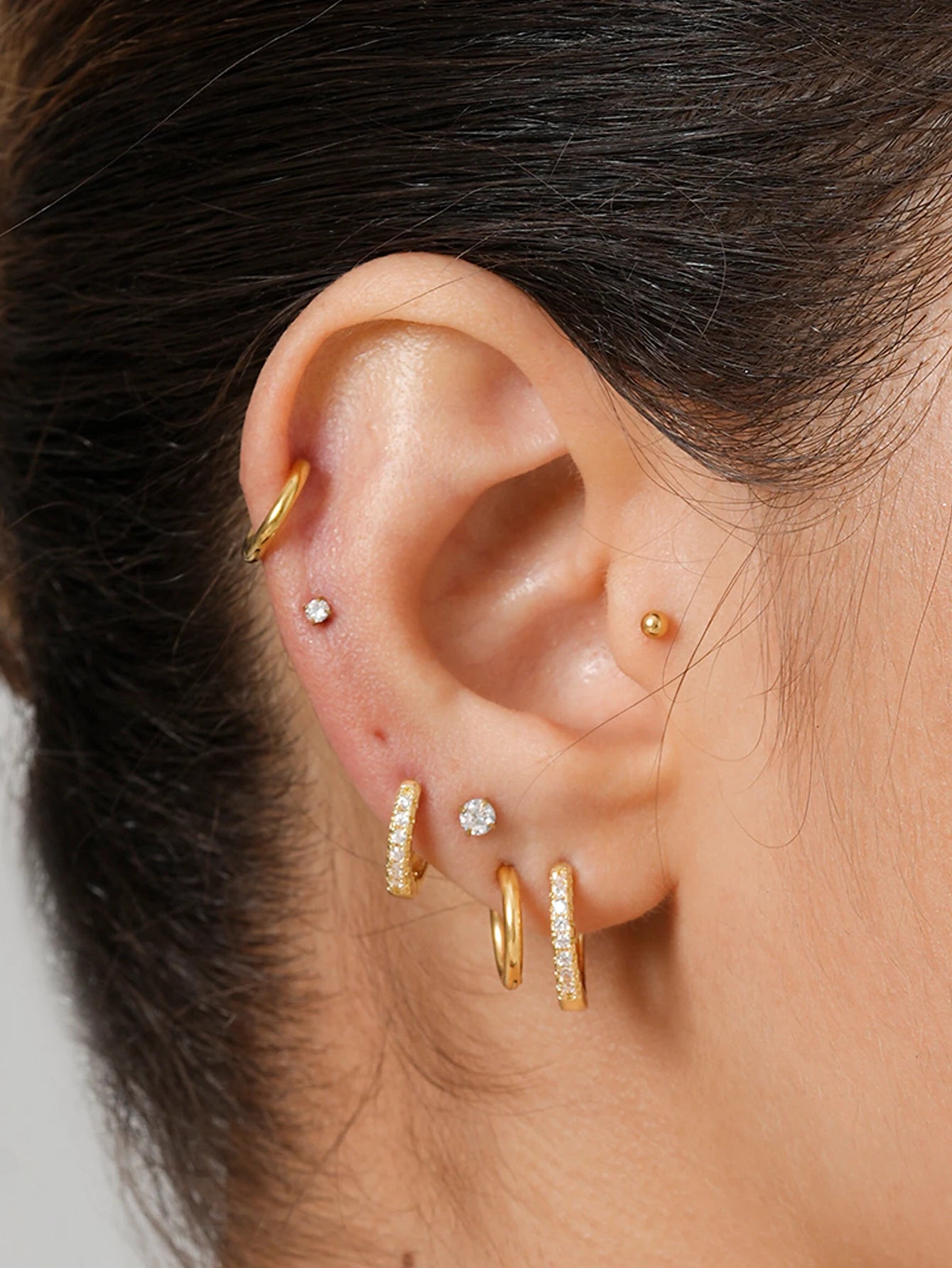 LuxeLoop Earring Set