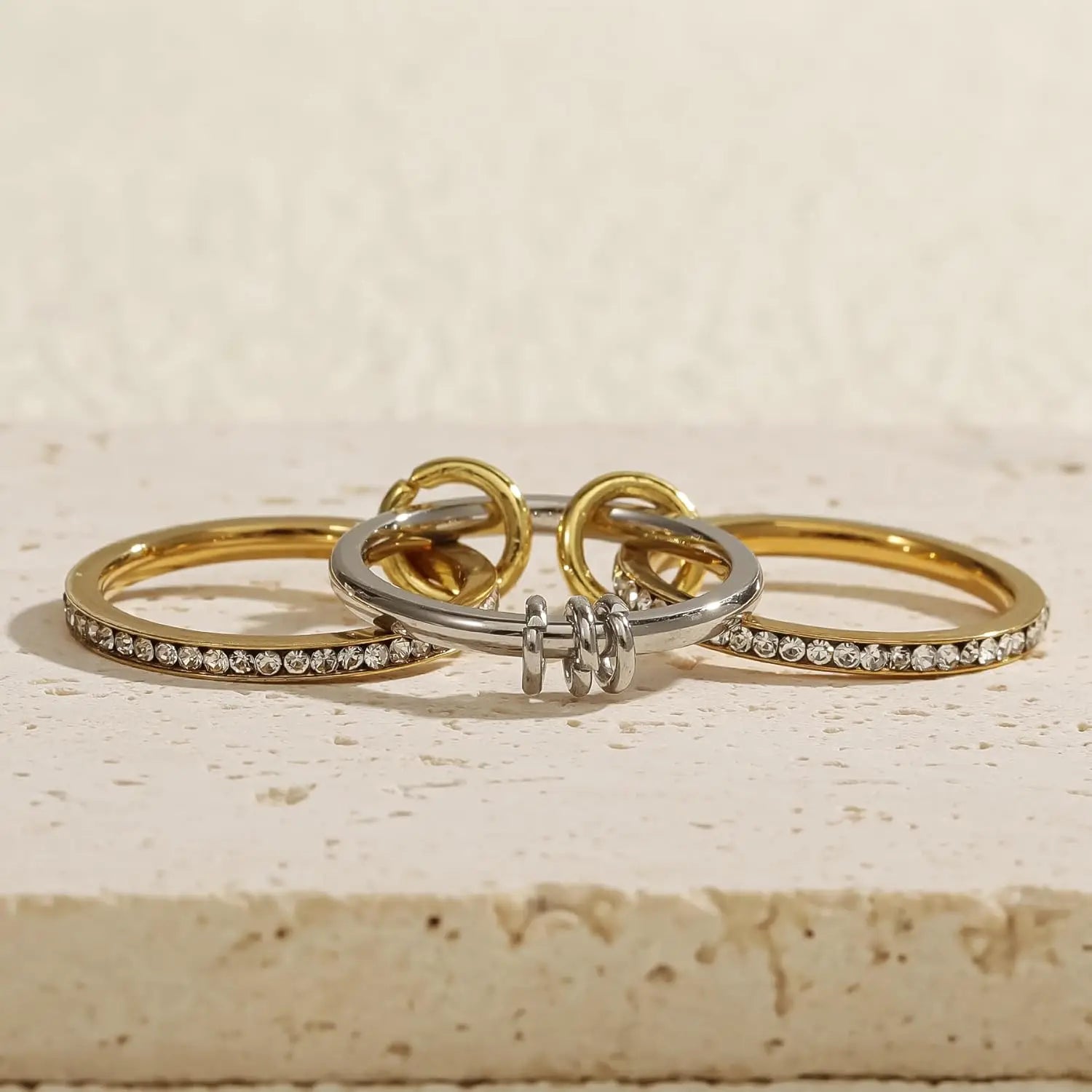 Celeste Gold Link Ring