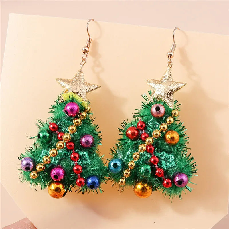 Fluffy Festive Fun Earrings