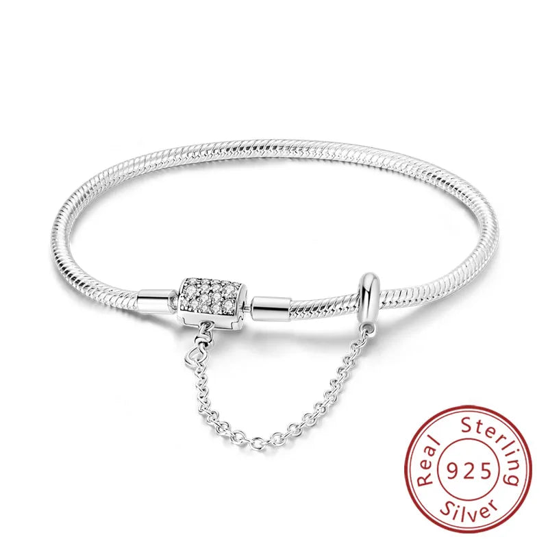 Twinkle Heart Silver Bracelet