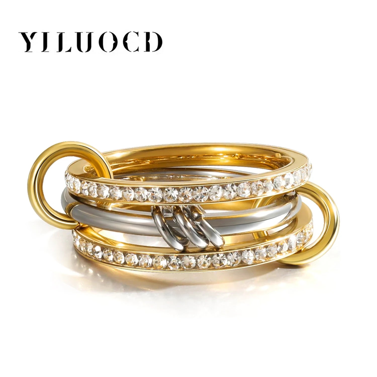 Celeste Gold Link Ring