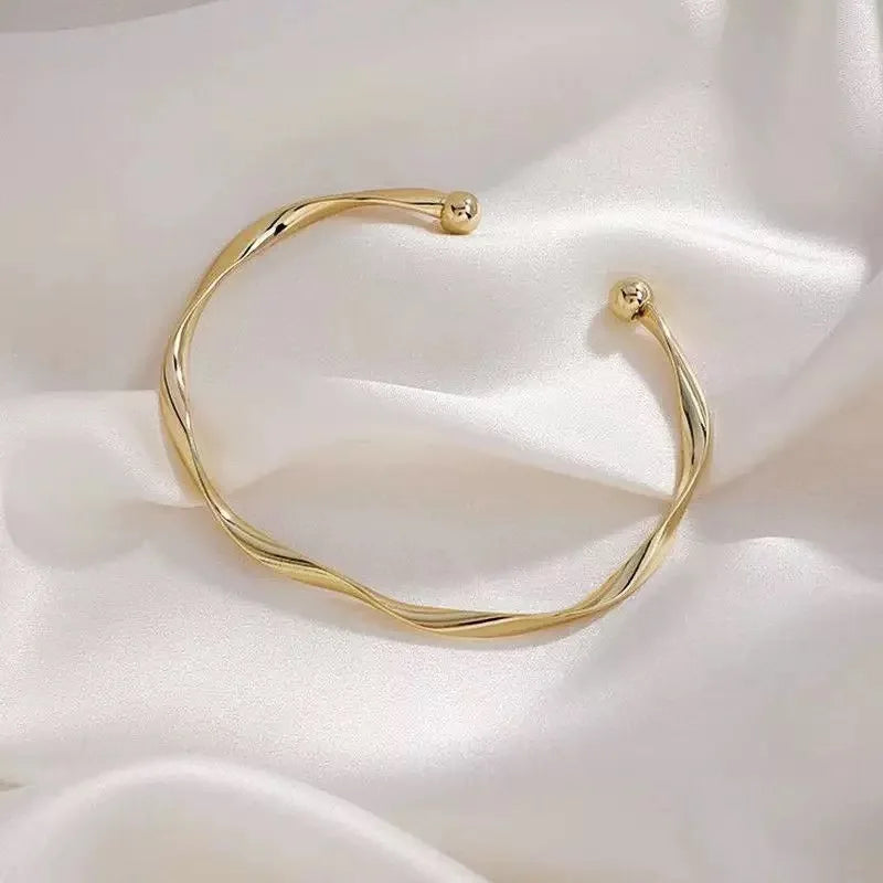 Modern Flow Geometric Bracelet