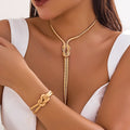 ShadowFlow Necklace & Bracelet Set